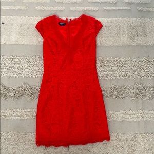 Red Lace dress